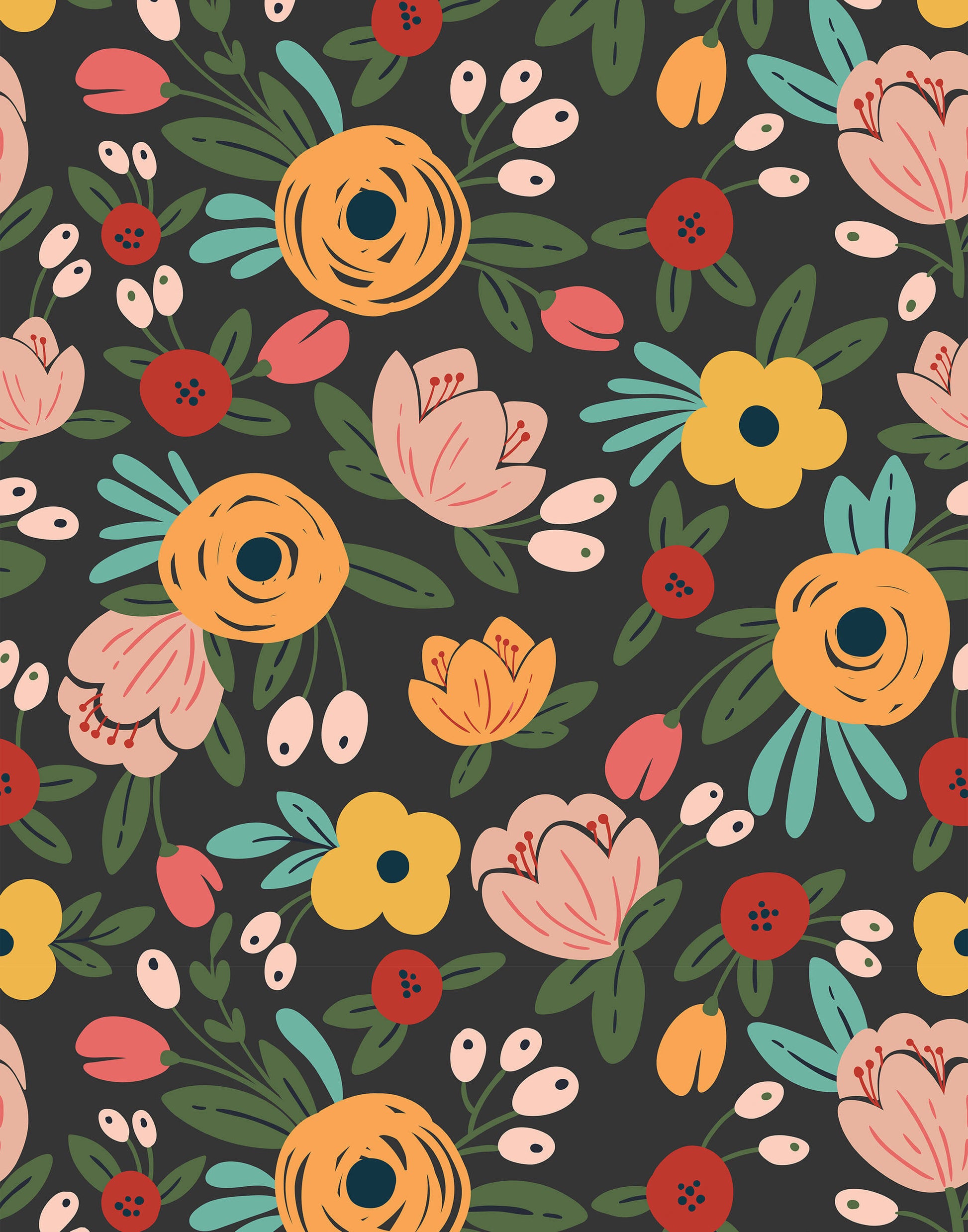 Oxford Floral Wallpaper