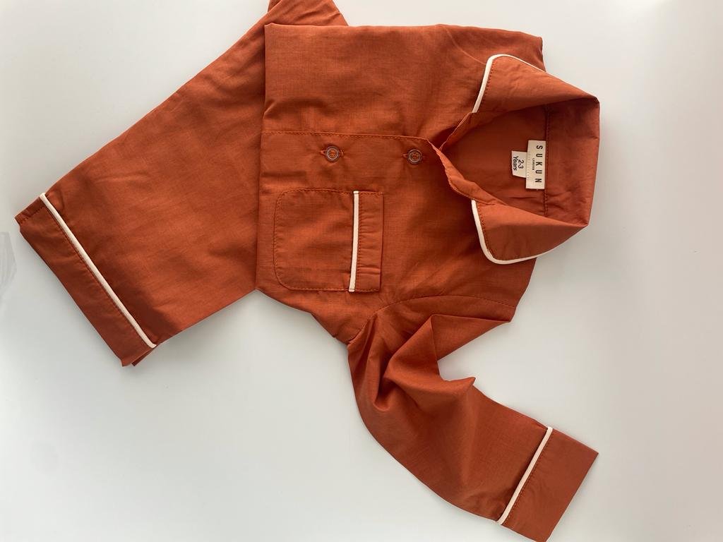 Butterscotch Cotton Lawn Pyjama Set
