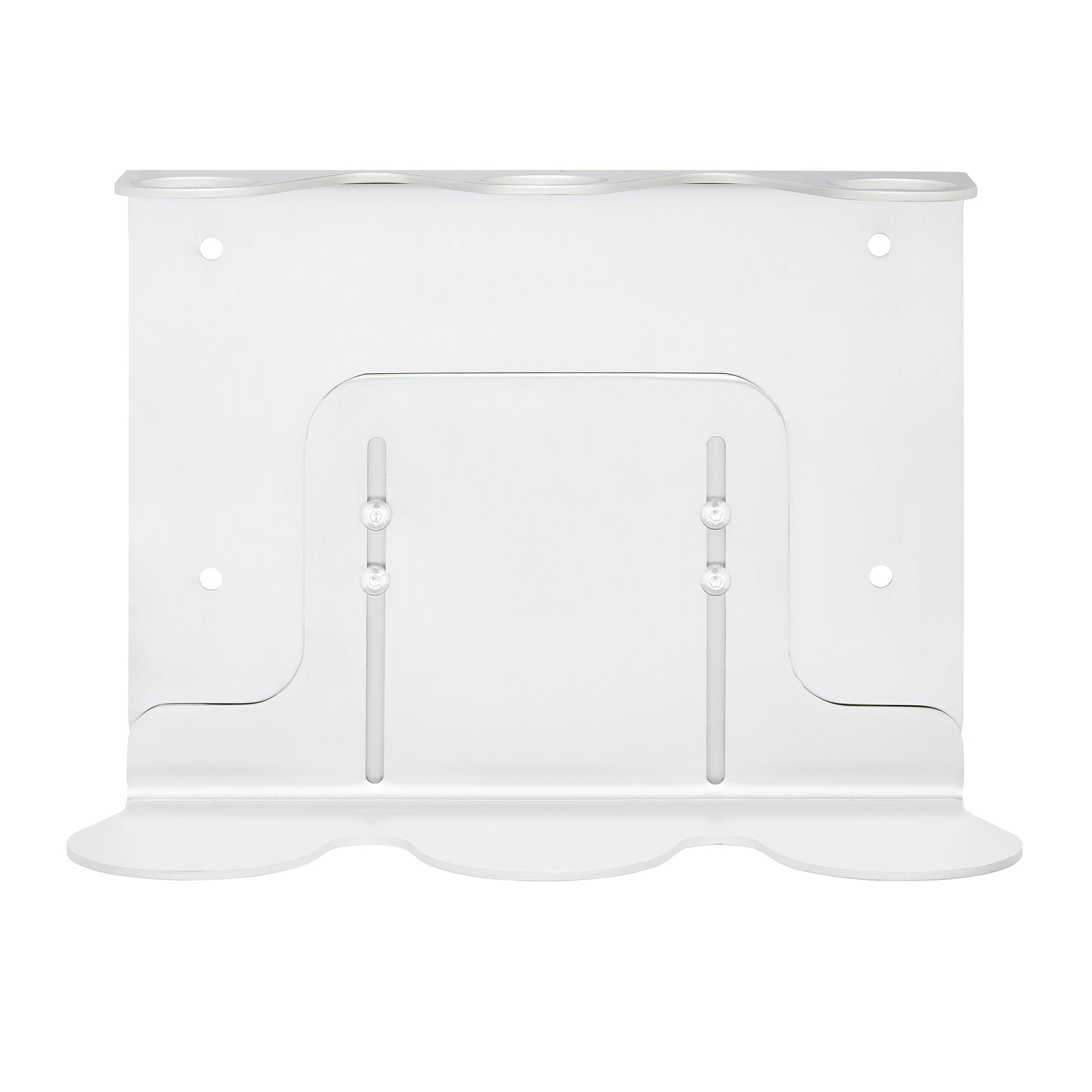 White Triple Bottle Holder Wall Mount