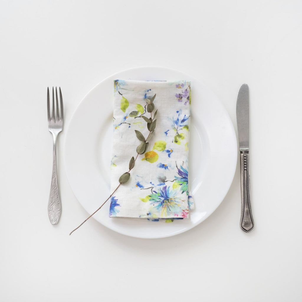 Elegant Linen Napkins Set – Handcrafted & Eco-Friendly by Linen Tales at www.brixbailey.com