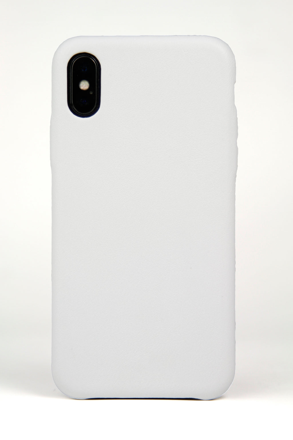 White Leather iPhone X Case