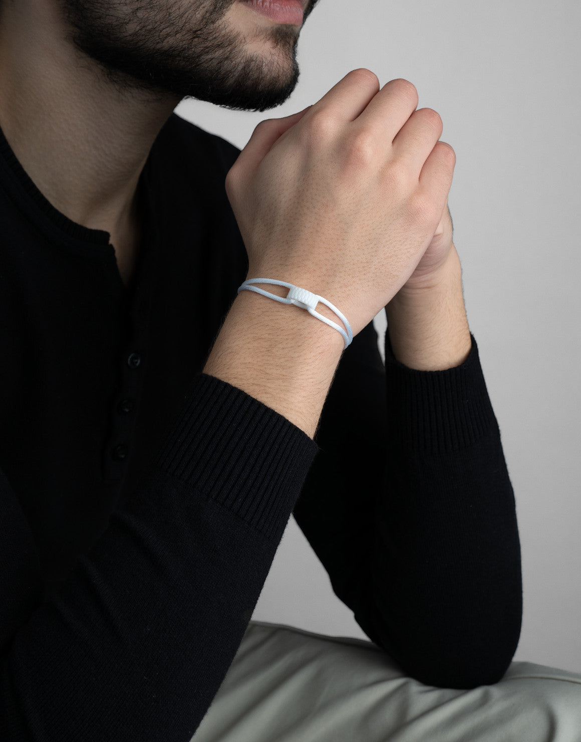 Cord Bracelet in Snow