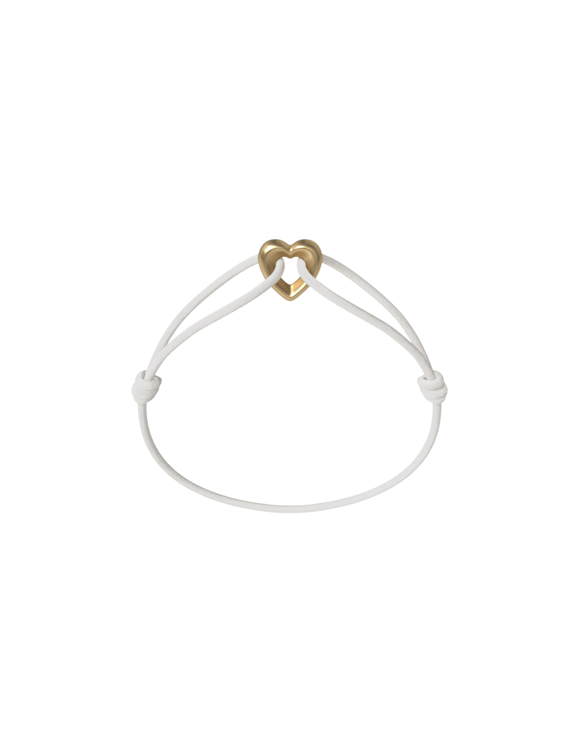 Golden Heart Cord Bracelet