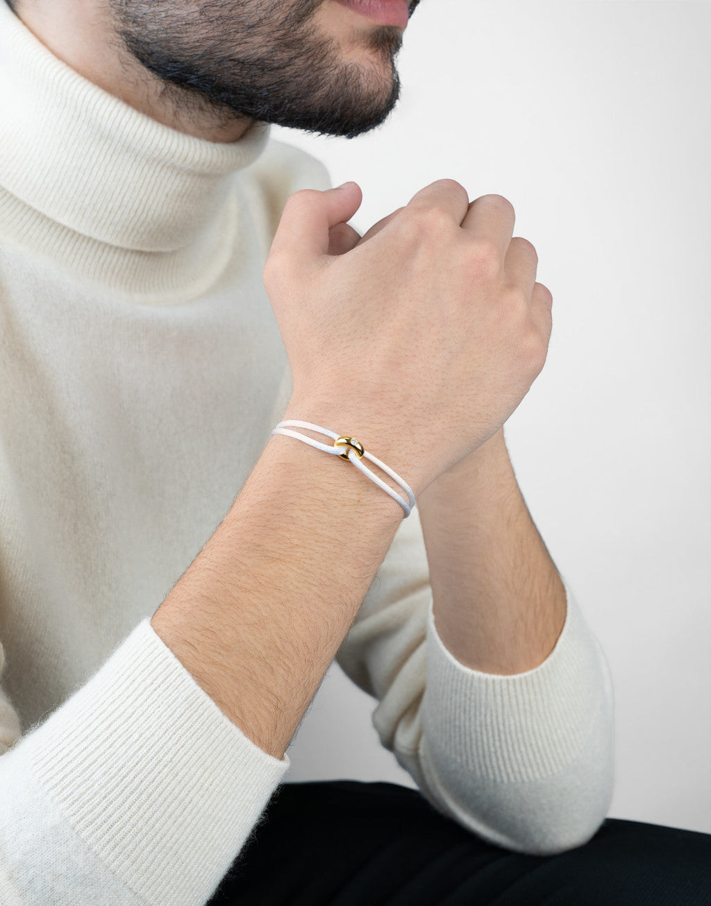 Golden Diamond Cord Bracelet