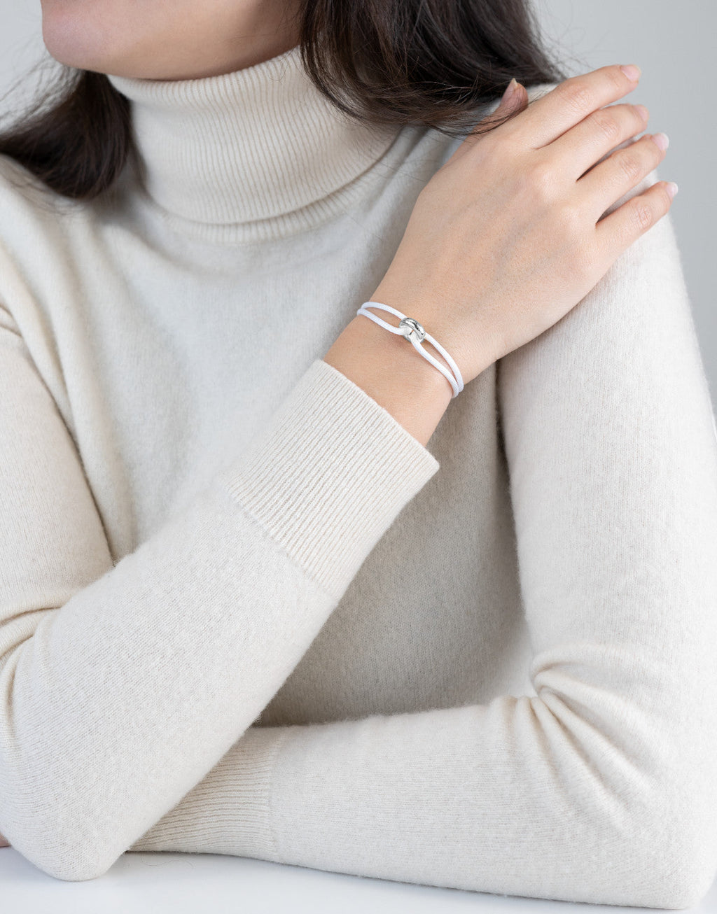 Silver Soho Cord Bracelet