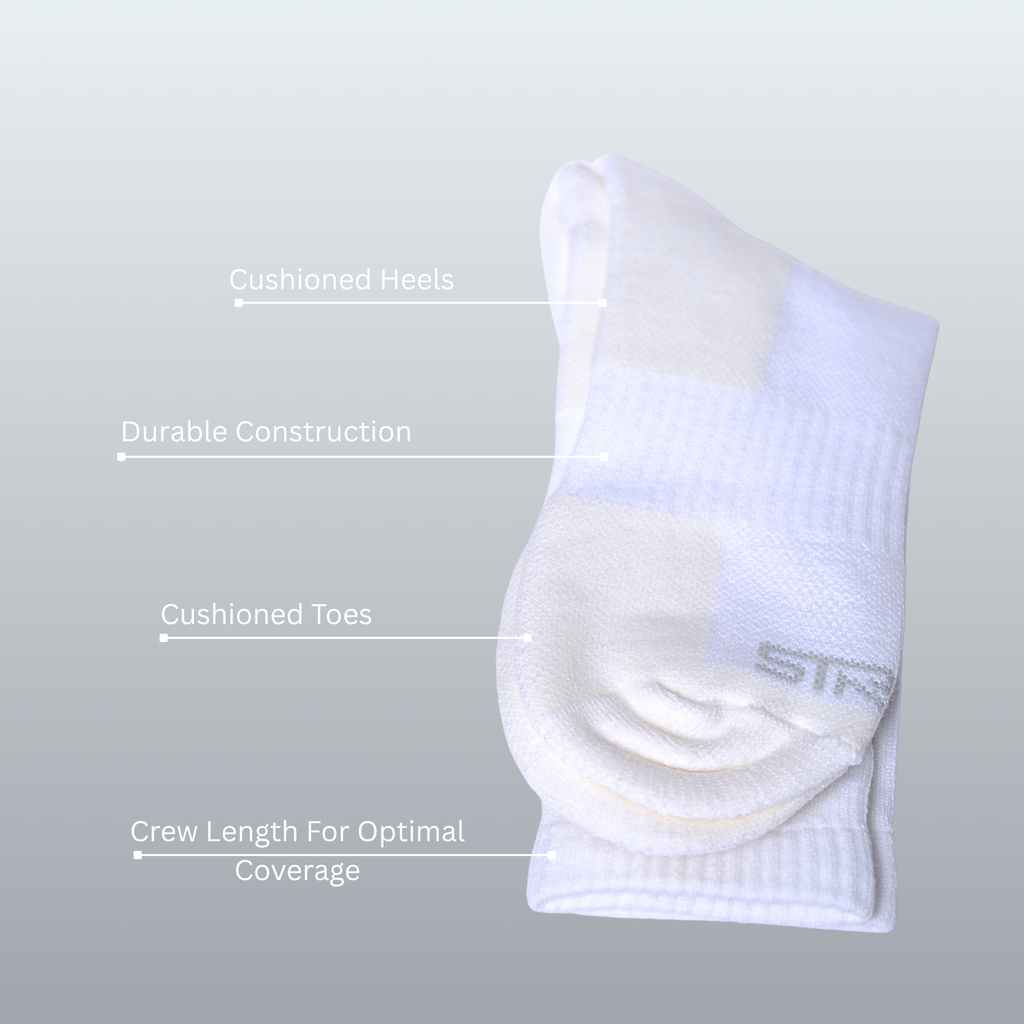 Off White Merino Wool Active Hiking Socks Unisex