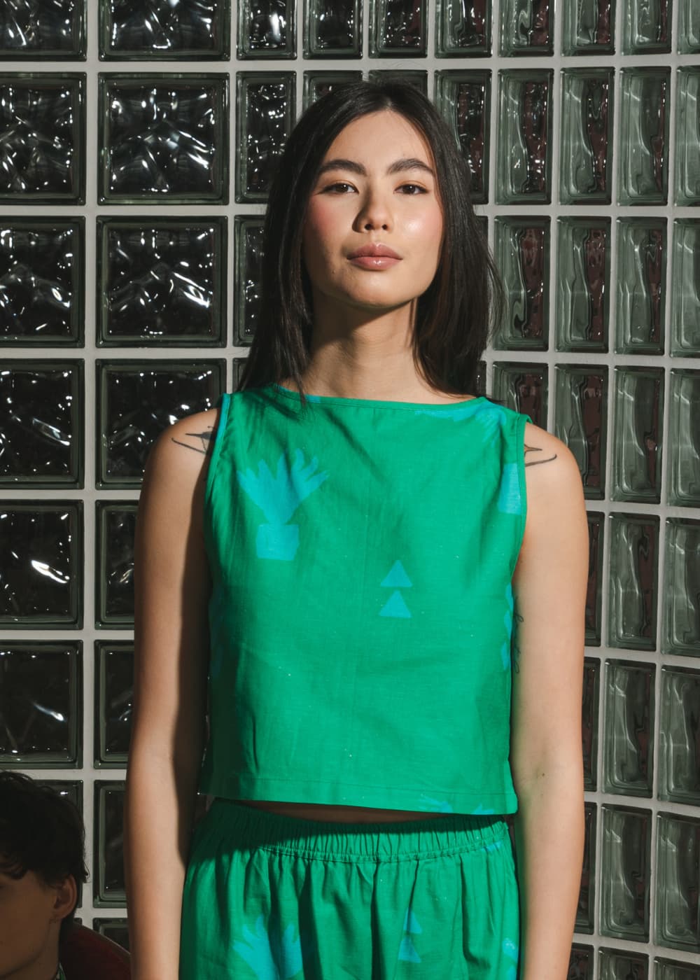 Organic Cotton Linen Reversible Tank Top