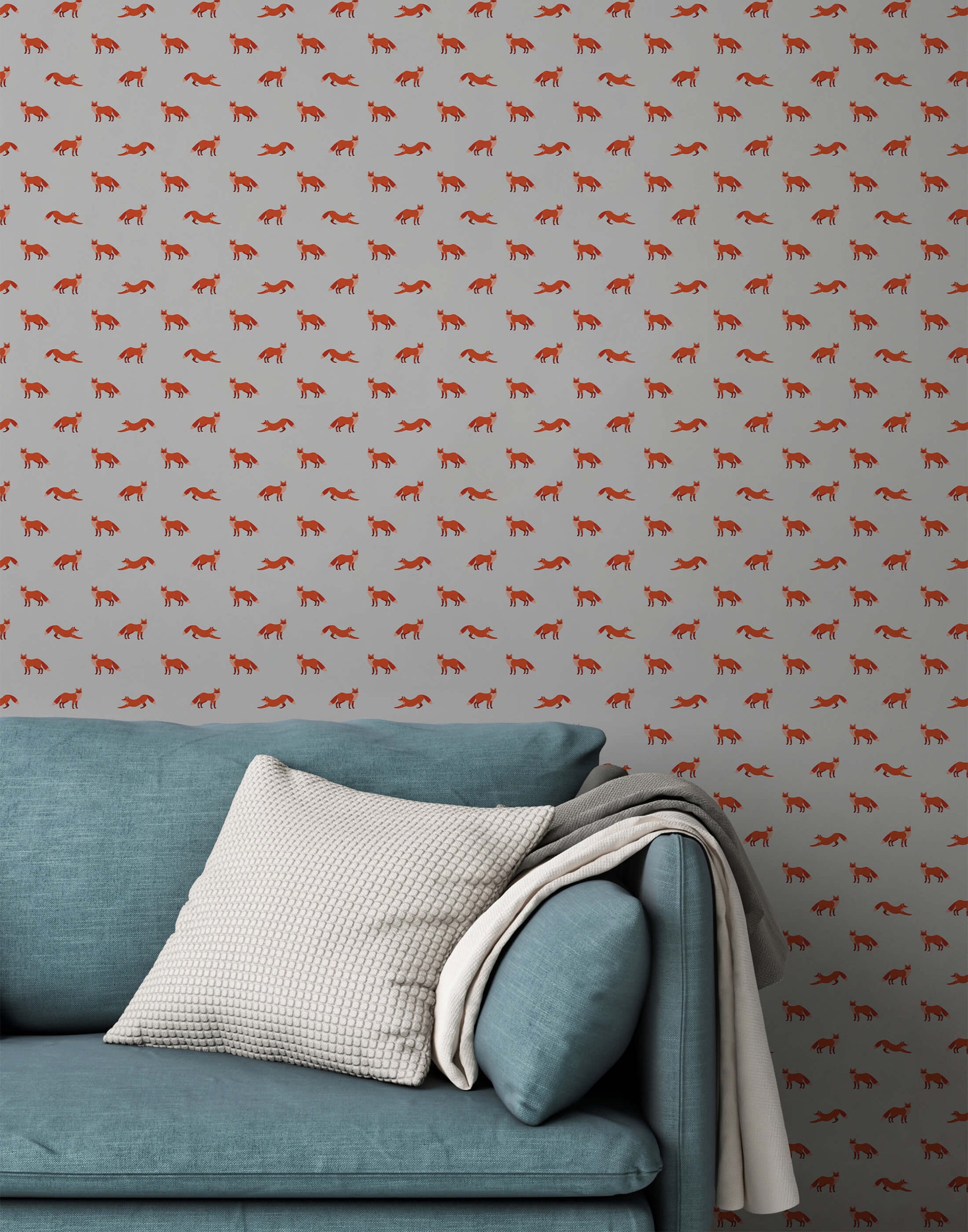 Cute Fox Wallpaper in Light and Dark