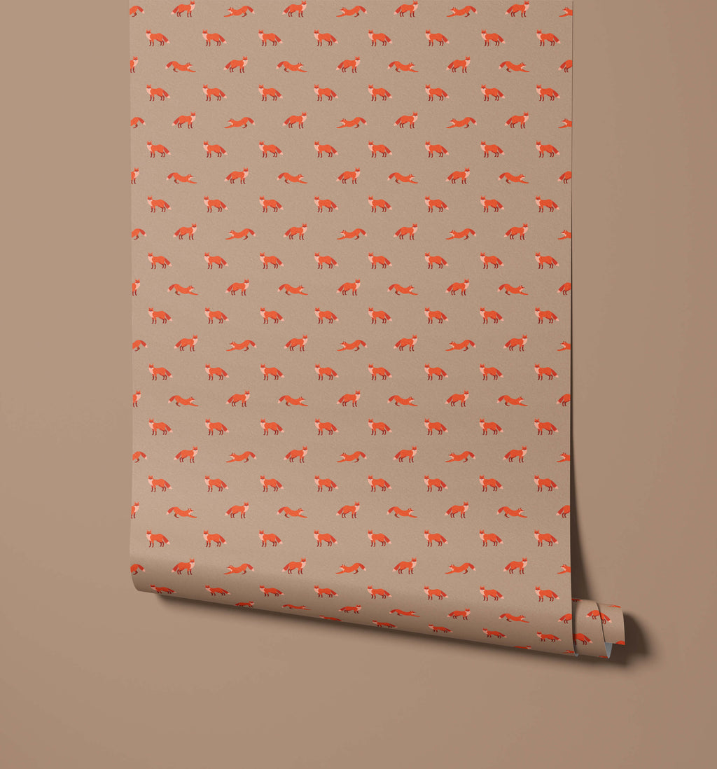 Cute Fox Wallpaper in Light and Dark