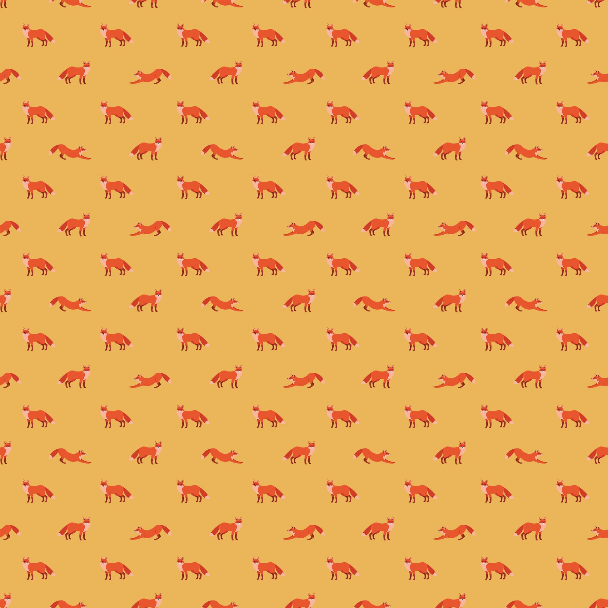 Cute Fox Wallpaper in Light and Dark