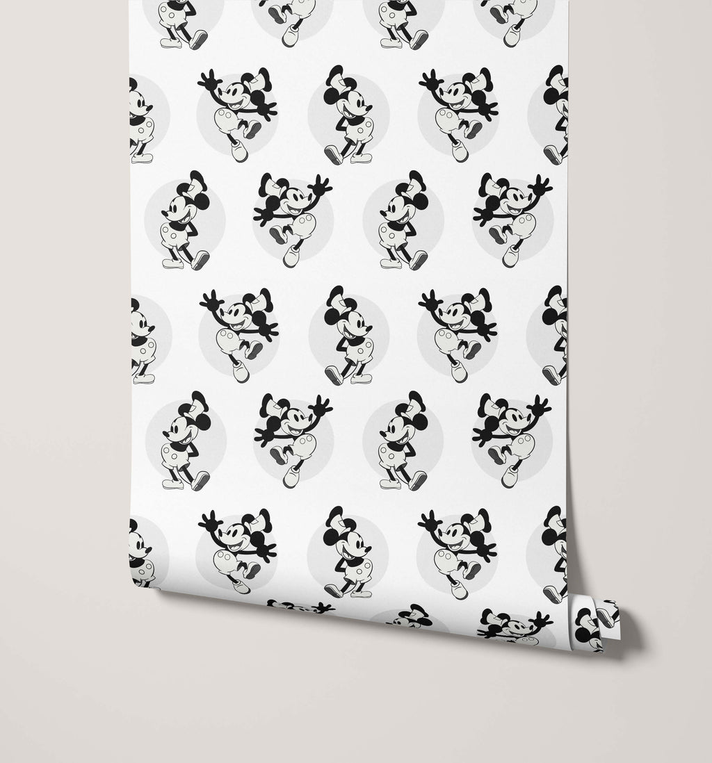 Steamboat Willie Wallpaper Classic Mickey Mouse Design