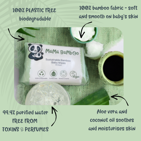 Newborn Starter Bundle with Bamboo Nappies and Wipes
