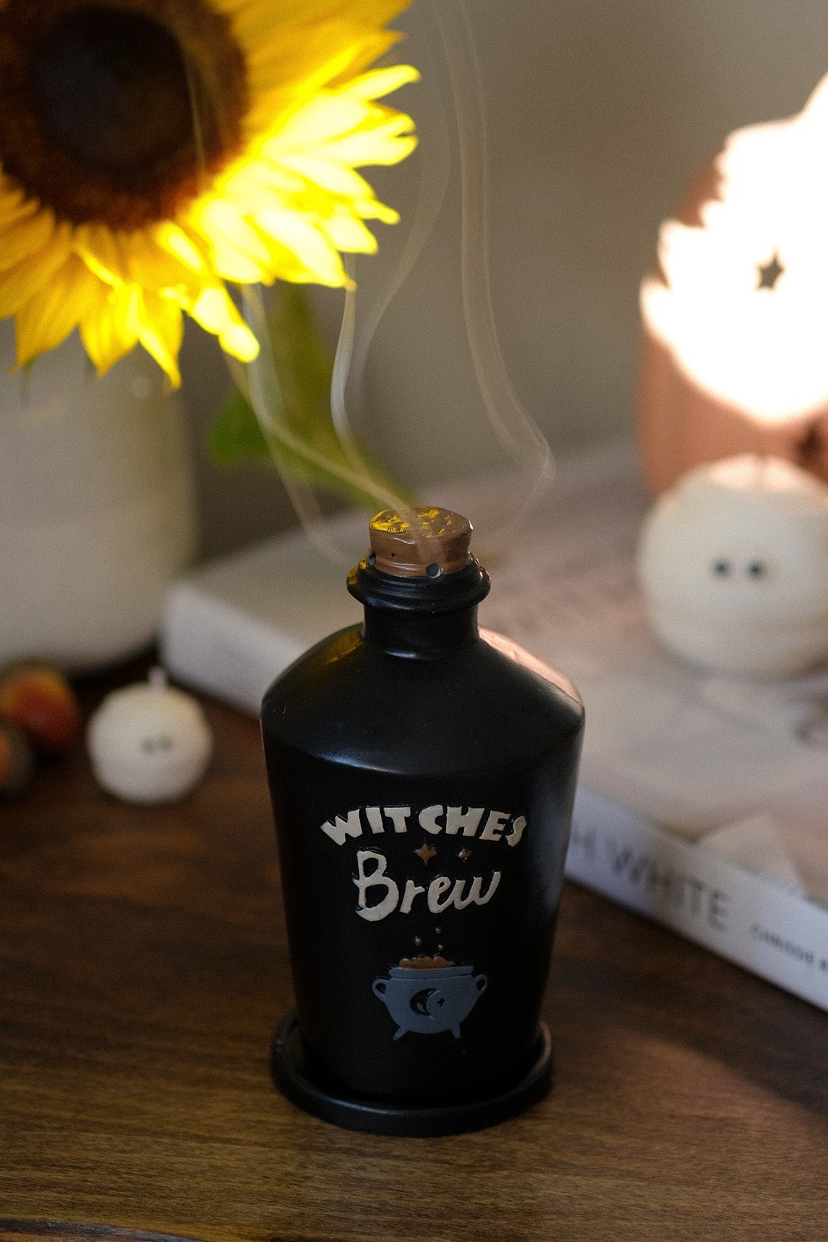 Witches Brew Potion Bottle Incense Cone Burner