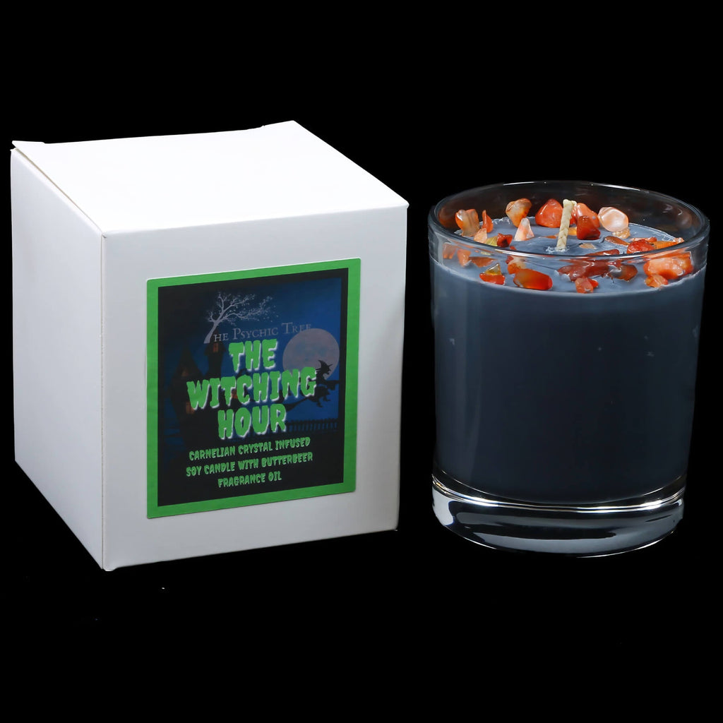 The Witching Hour Crystal Infused Scented Candle