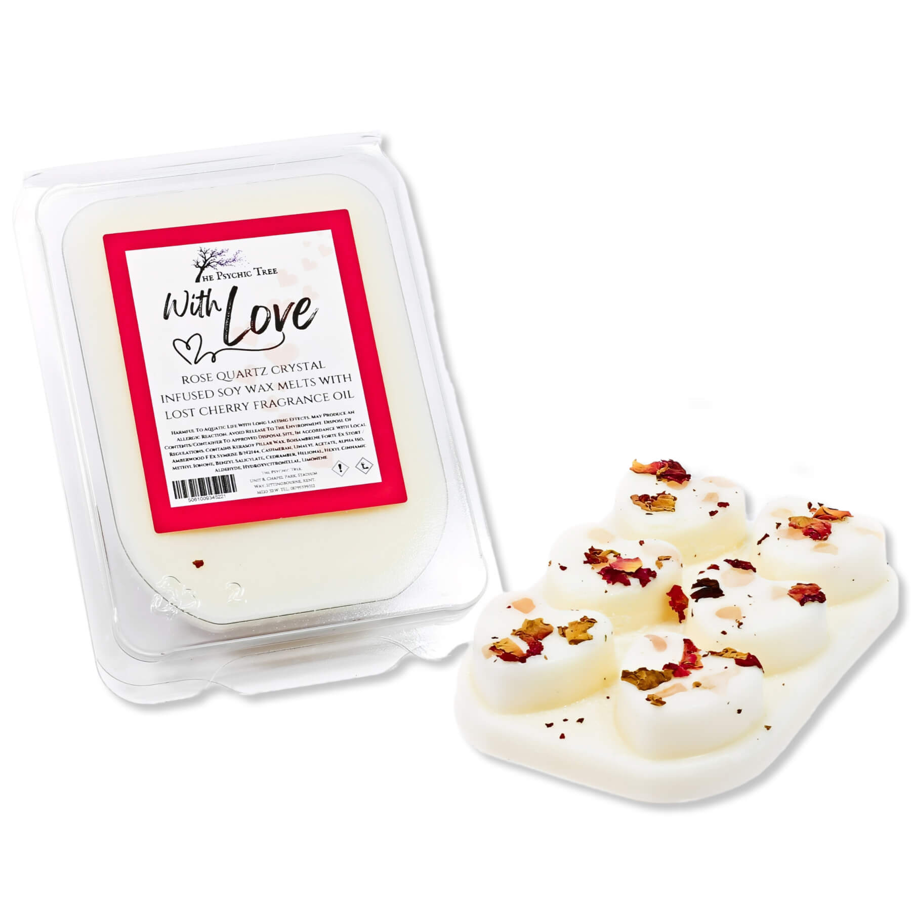 Crystal Infused Scented Wax Melts with Love