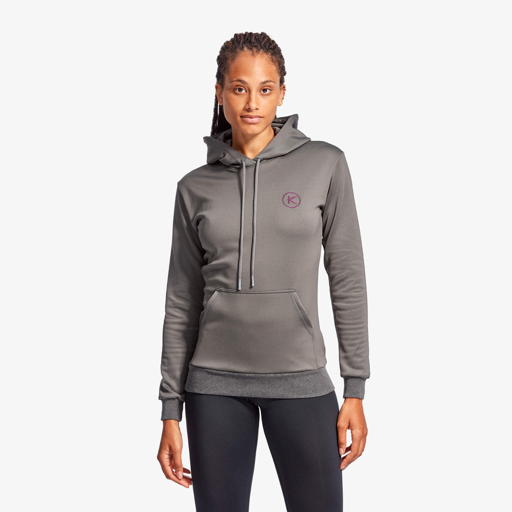 Women's Infrared Hoodie in Grey and Blue