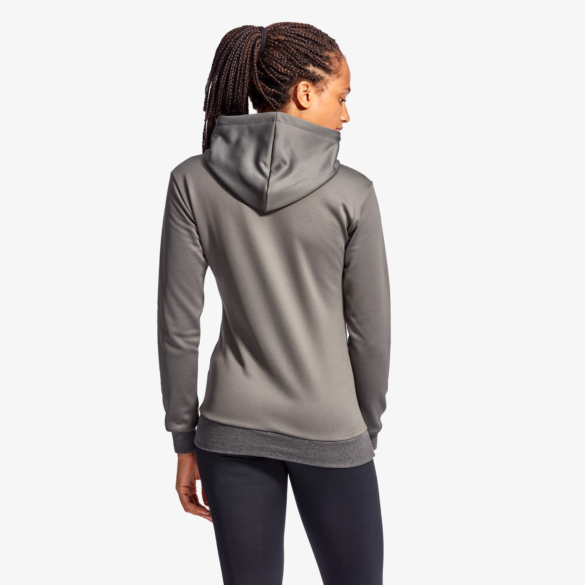 Women's Infrared Hoodie in Grey and Blue