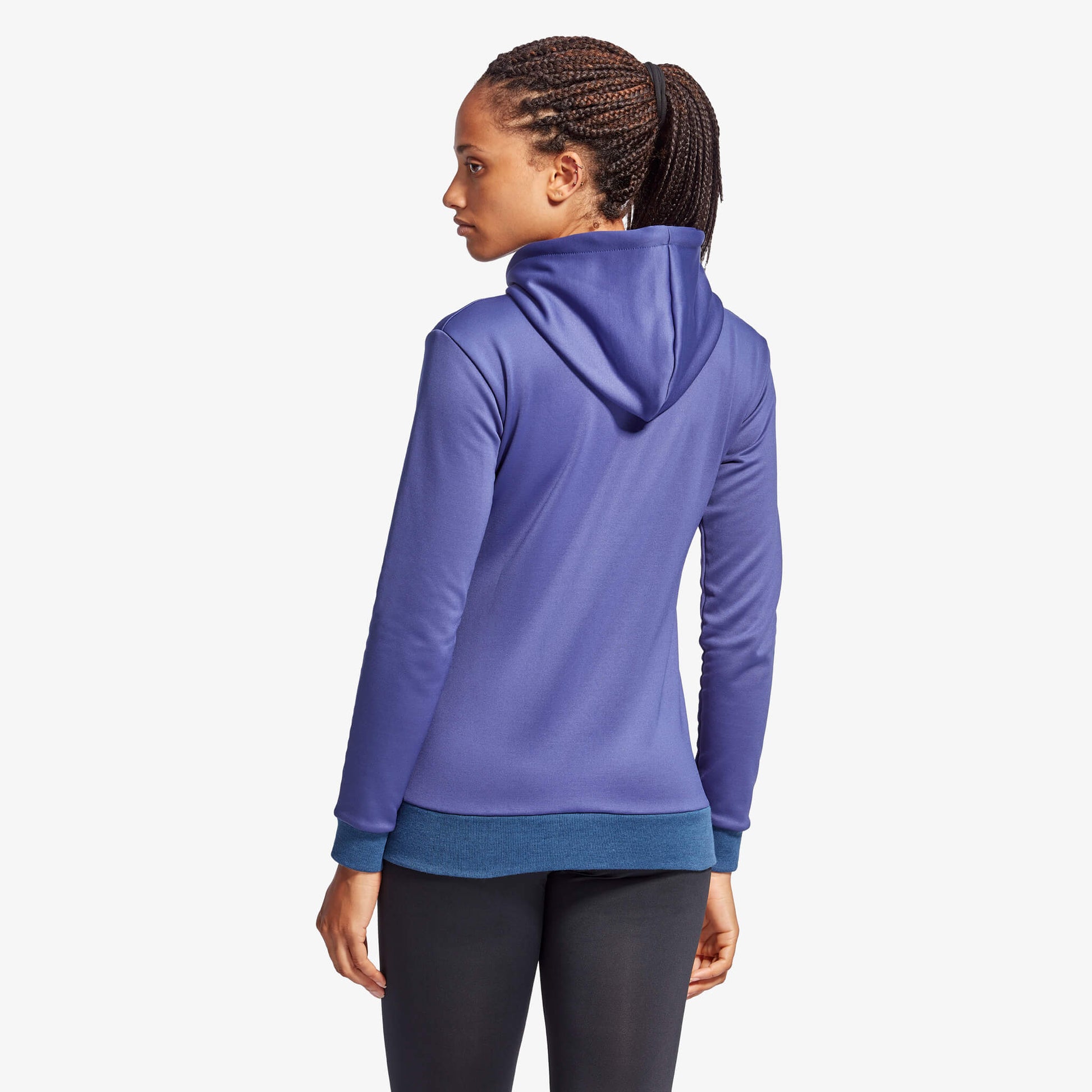 Women's Infrared Hoodie in Grey and Blue