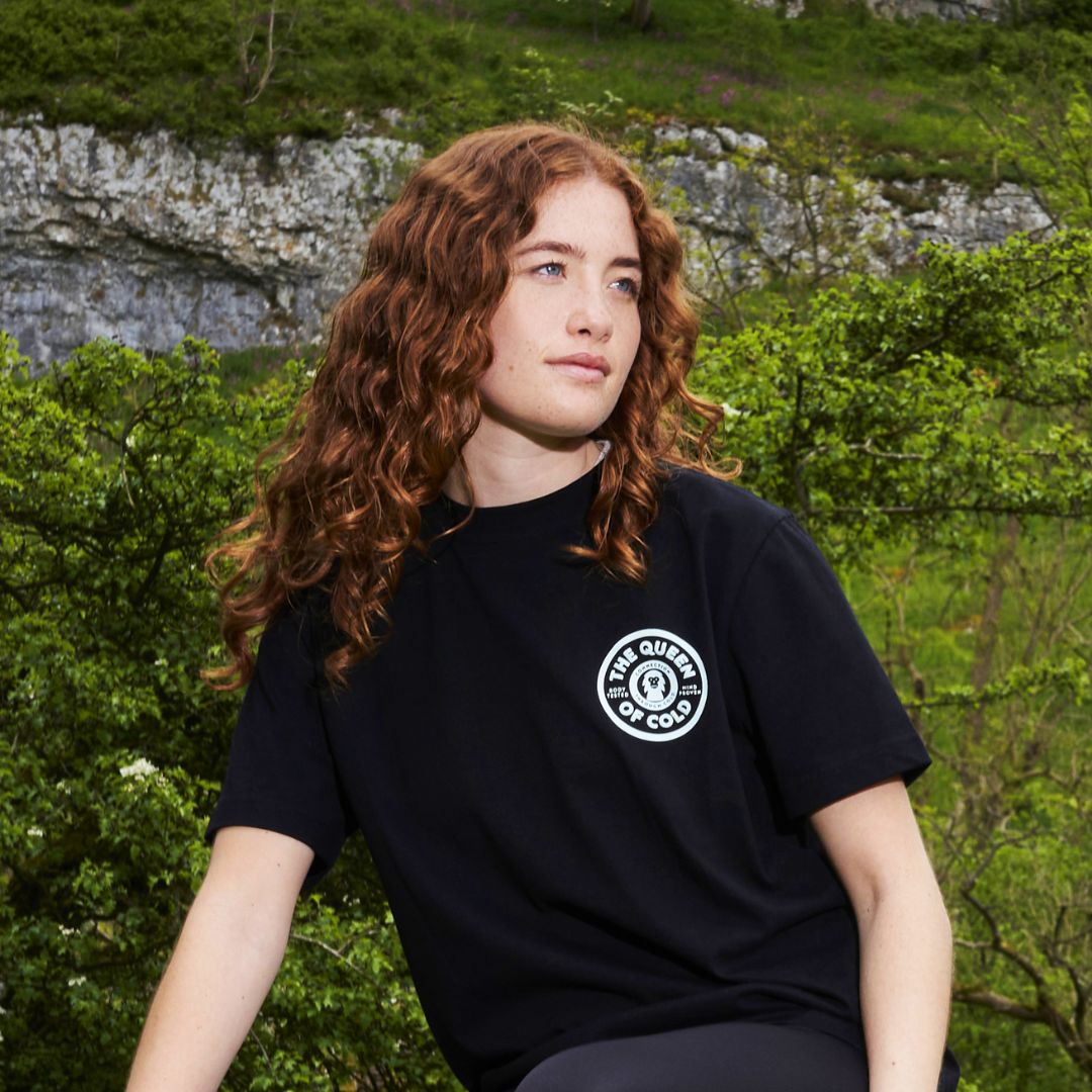 Women's The Queen of Cold Black T-Shirt