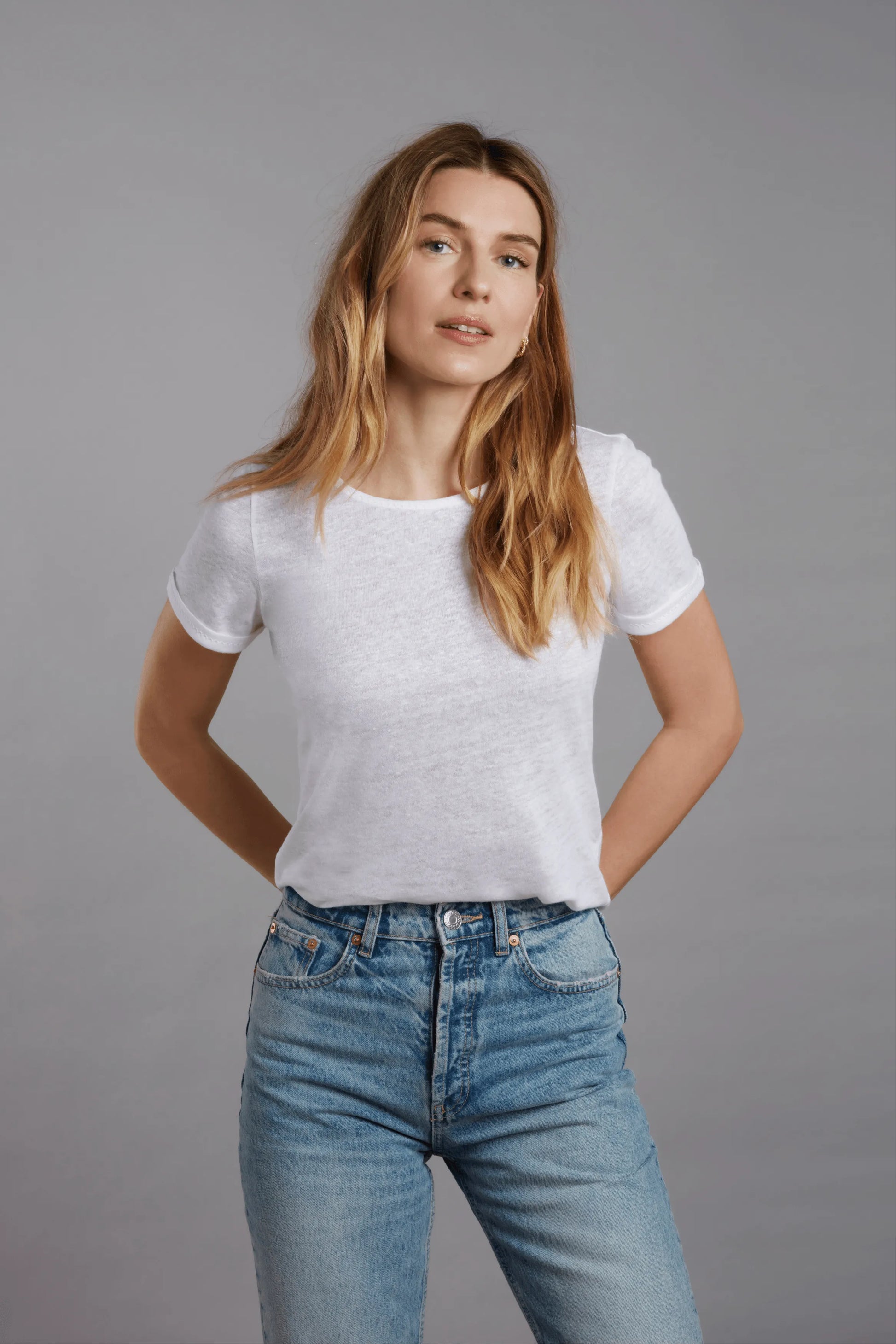 Women's Linen T-Shirt 100 Percent Linen