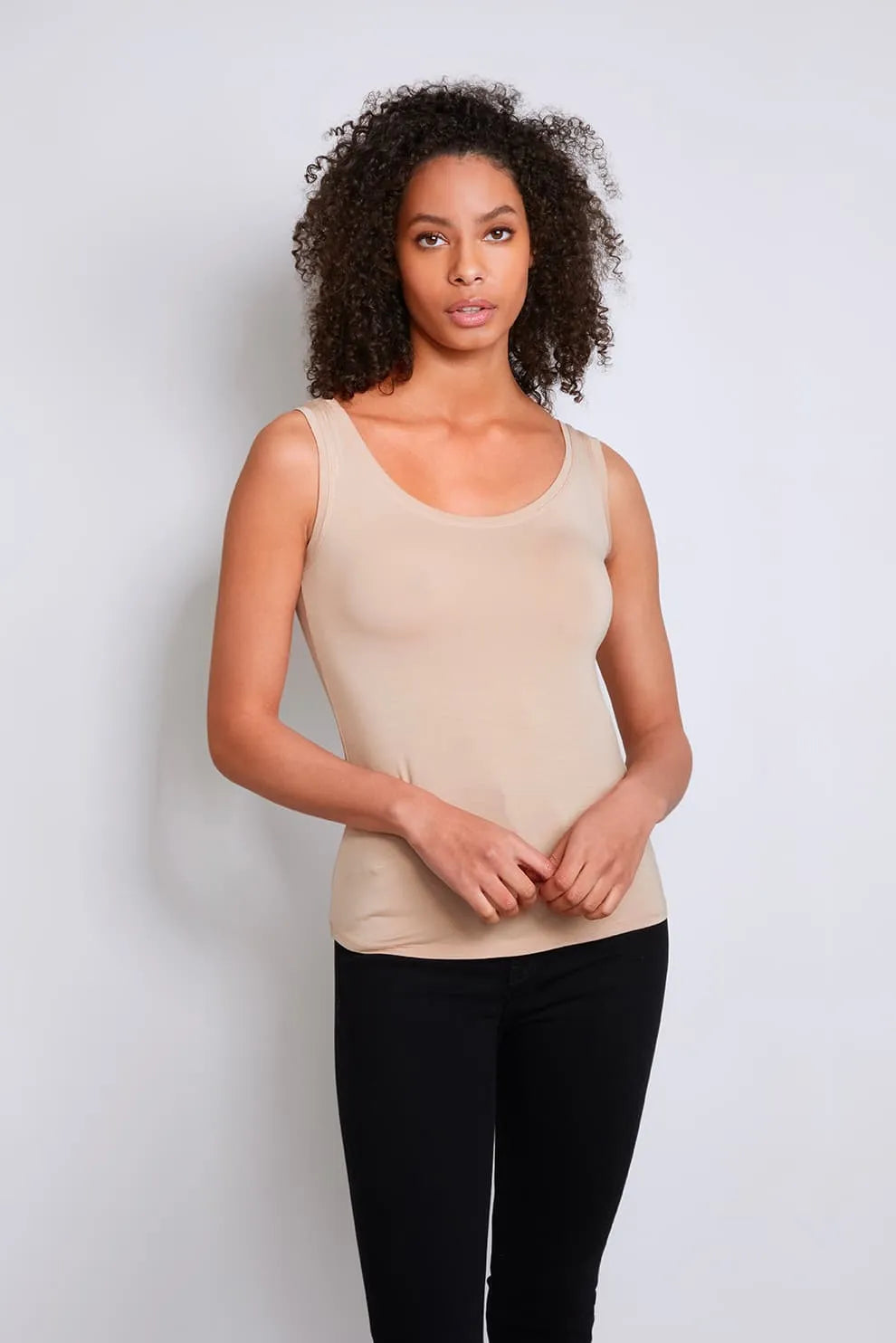 Women's Sleeveless Micro Modal Vest Top