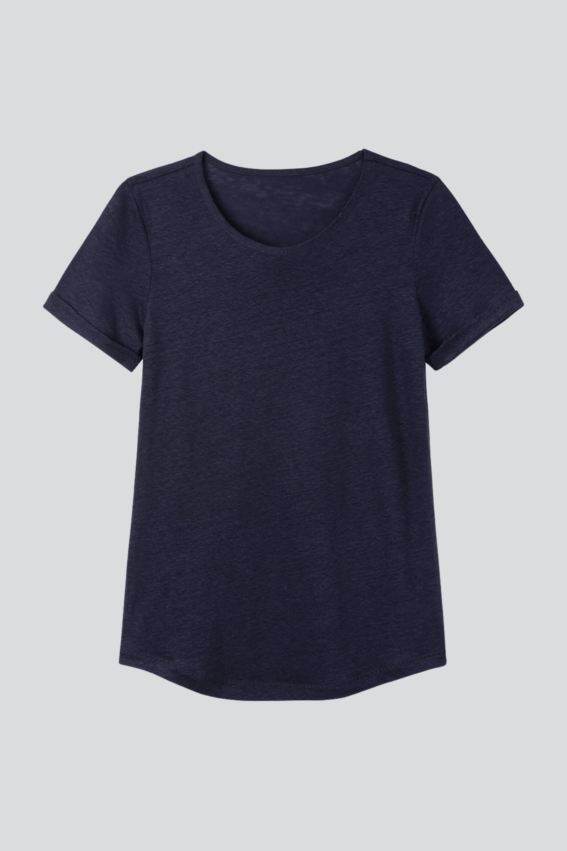 Women's Linen T-Shirt 100 Percent Linen
