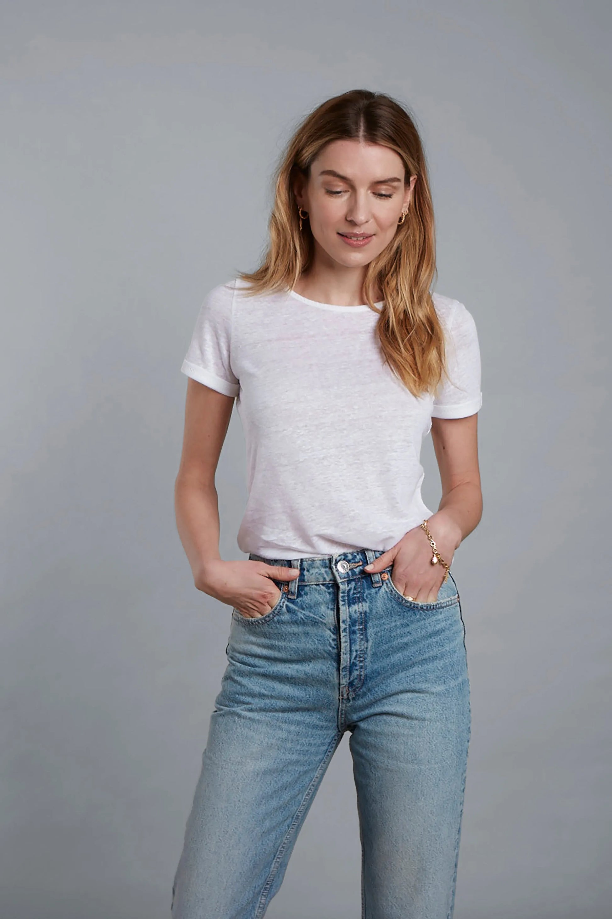 Women's Linen T-Shirt 100 Percent Linen