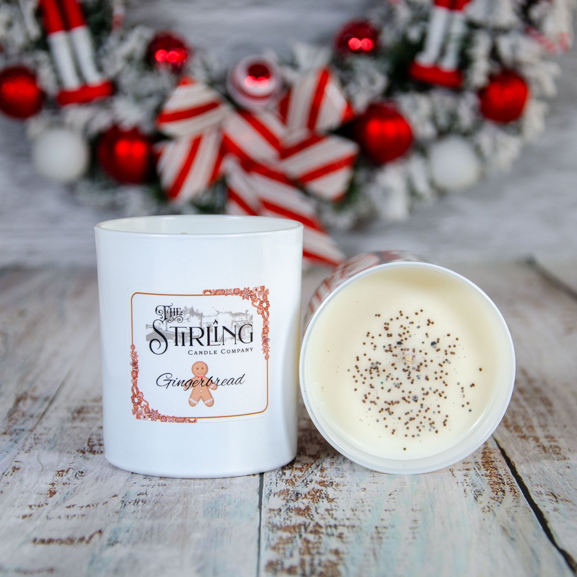 Gingerbread Large Candle