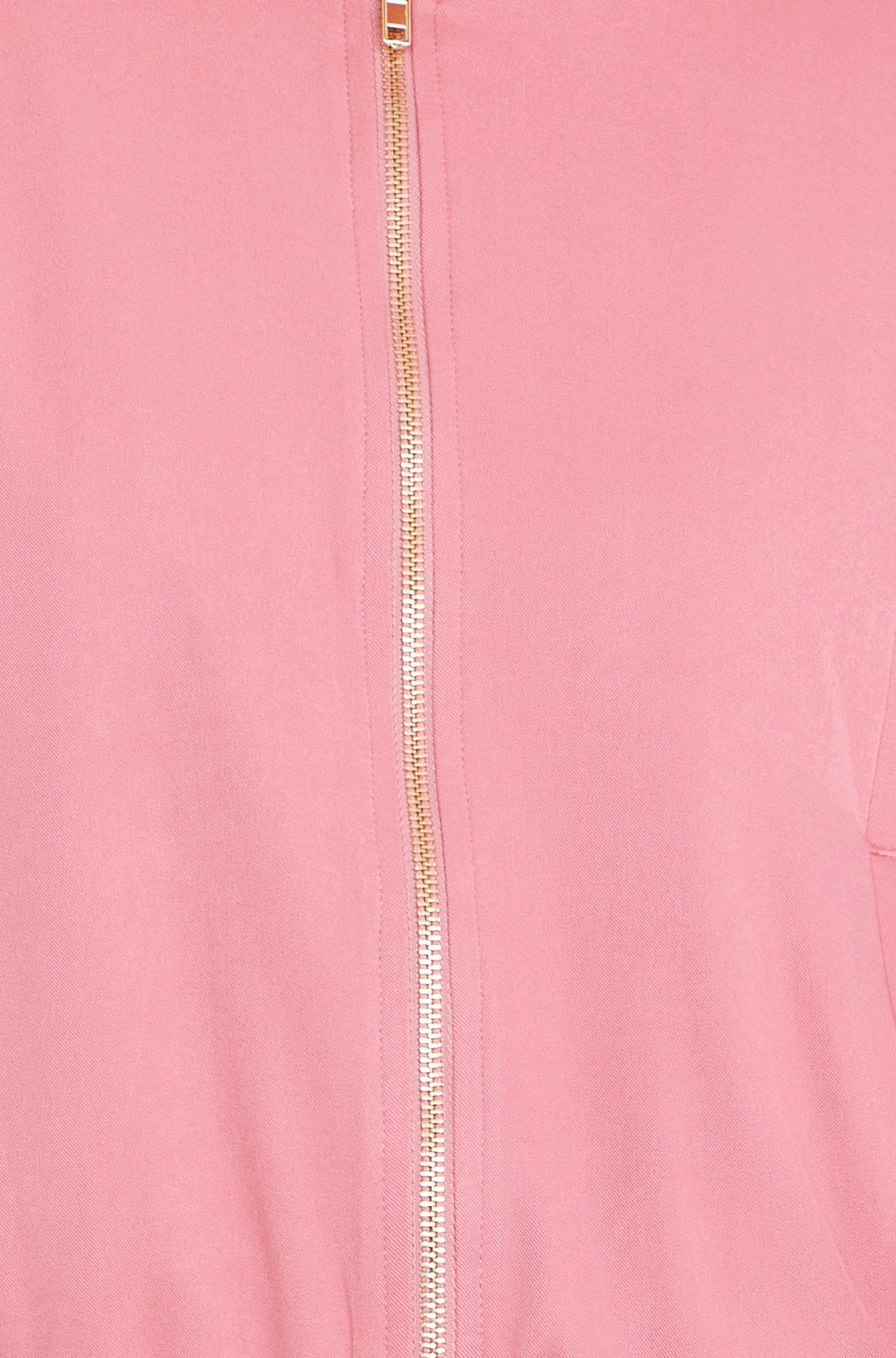 Yumi Pink Relaxed Lightweight Bomber Jacket