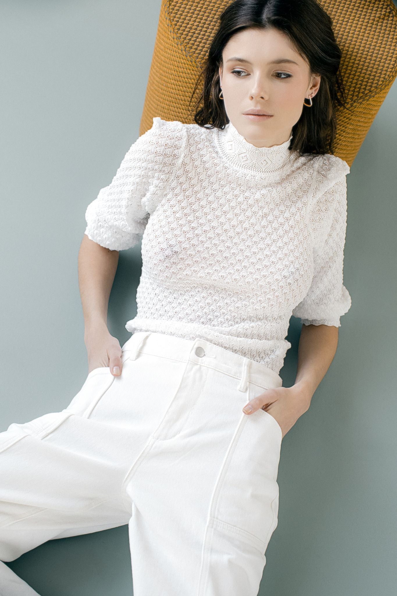 elegant square hoop earrings in rose gold, a sophisticated gift for her from myamoon