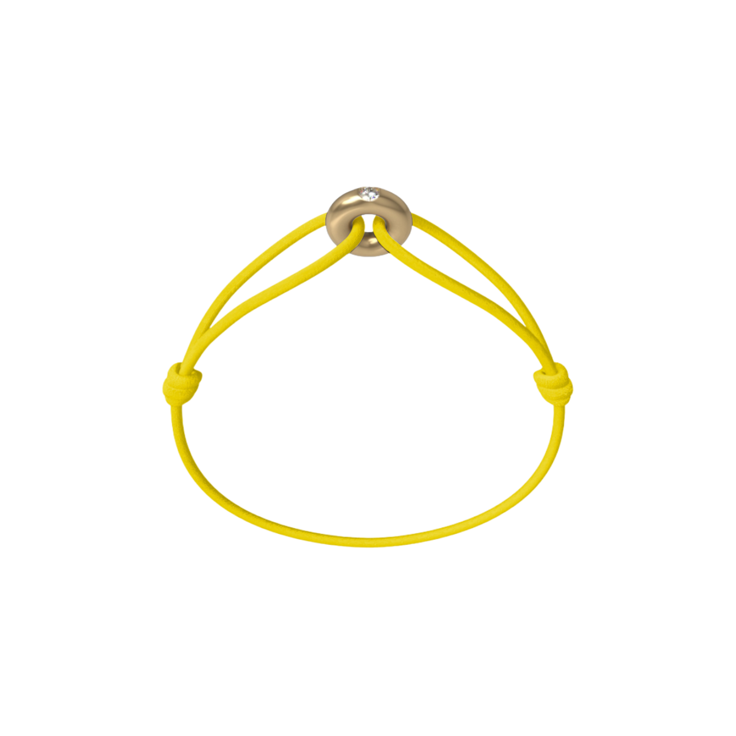 Mini Golden Soho Diamond Cord Bracelet