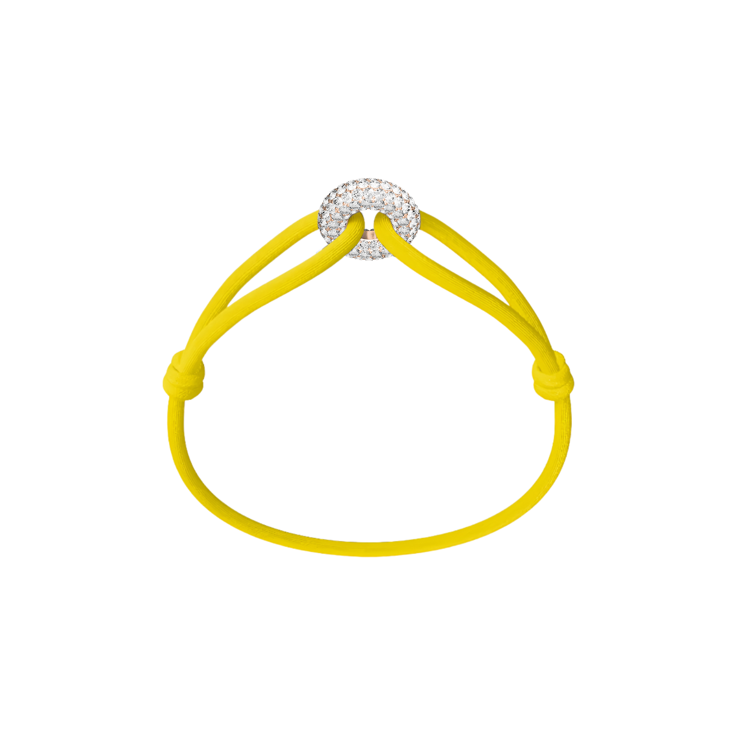 Rose Soho Pave Cord Bracelet