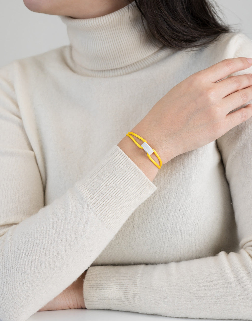 Cord Bracelet in Snow