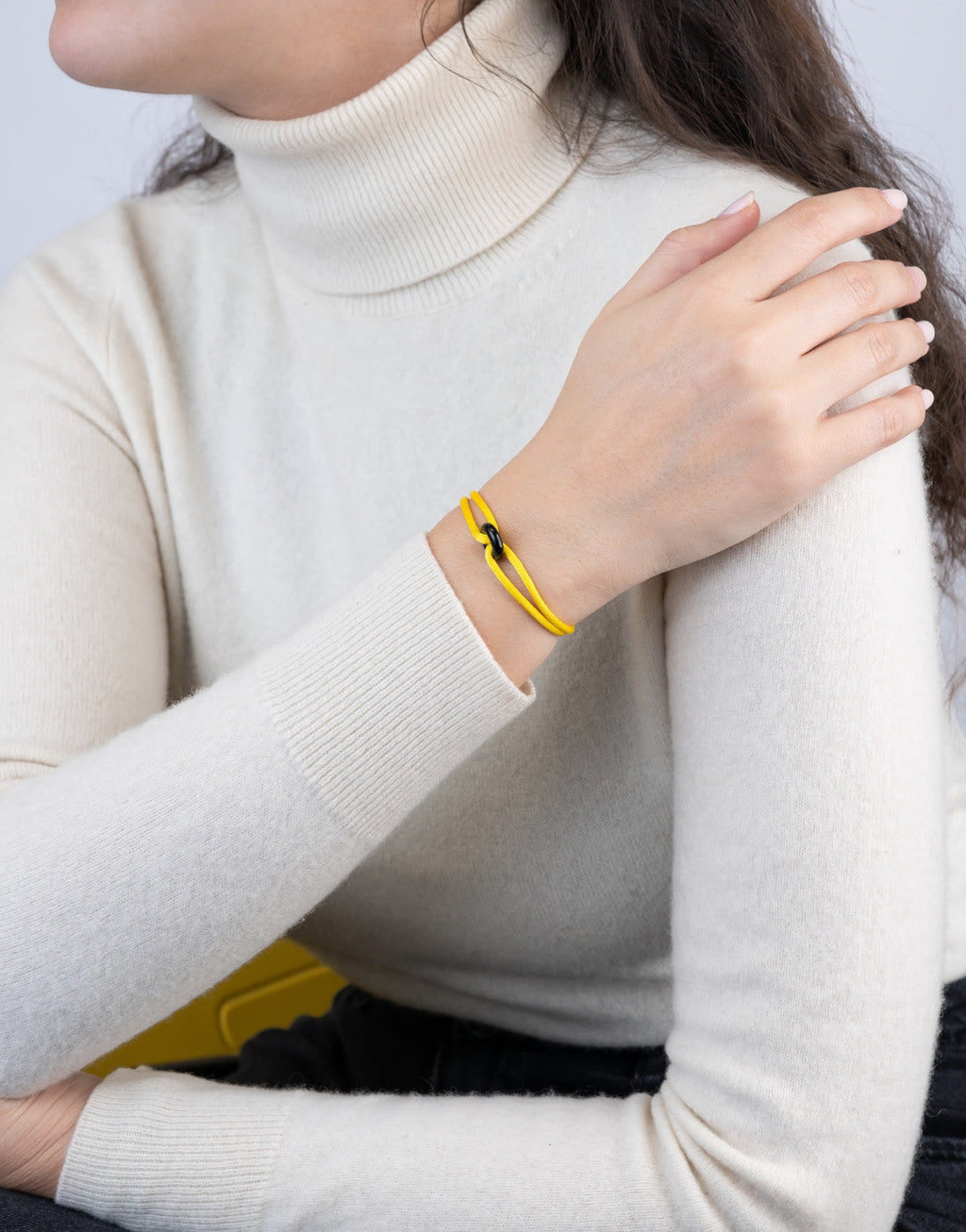 Black Onyx Cord Bracelet