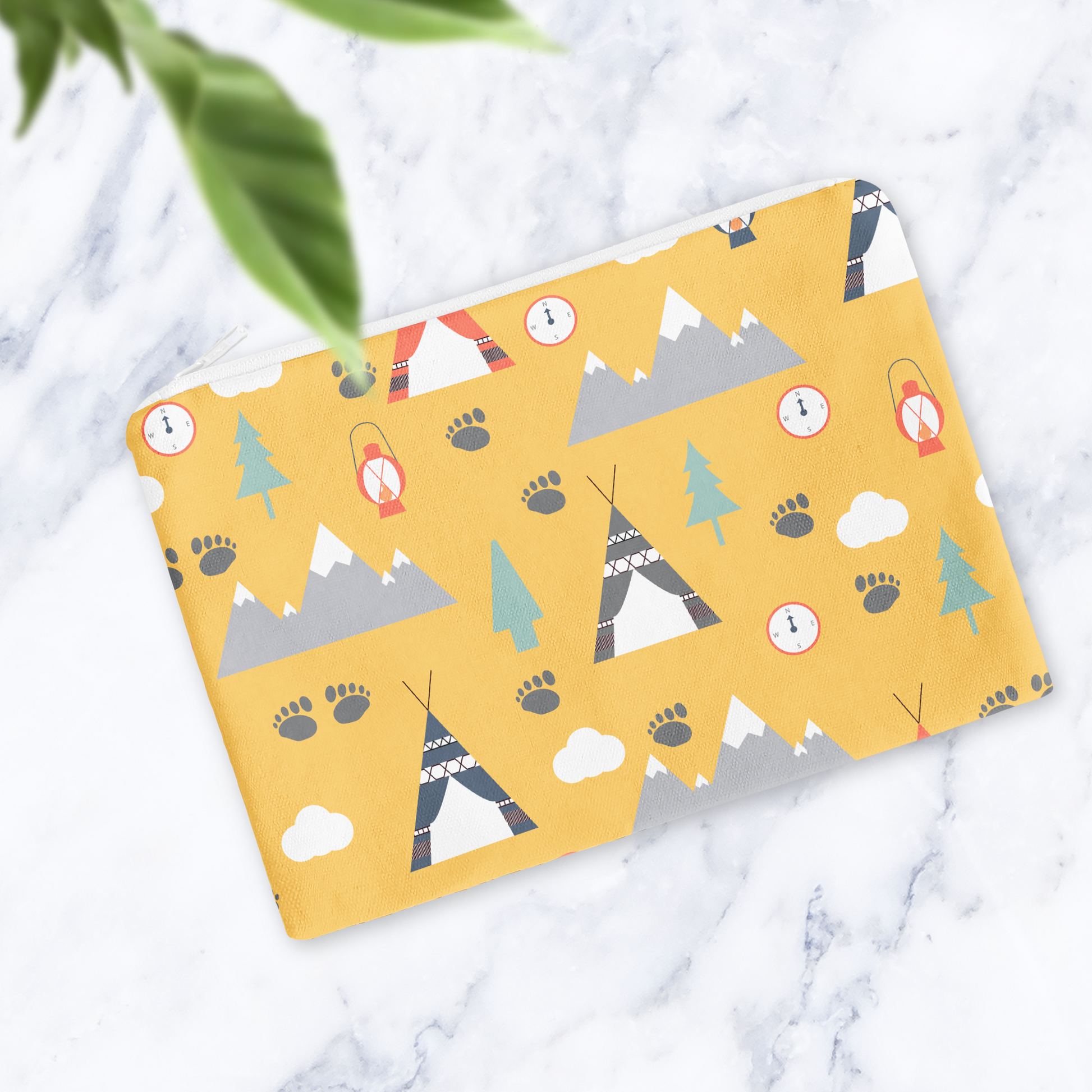 Adventure Camping Makeup Bag Handmade Cosmetic Pouch