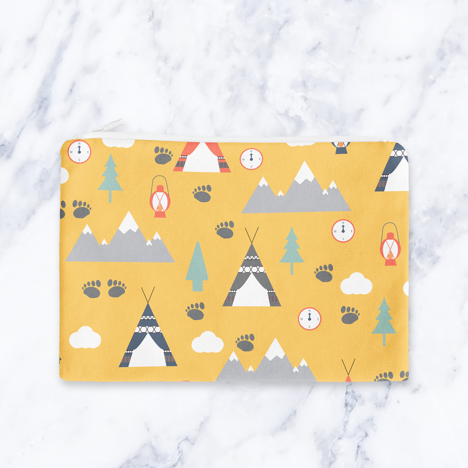 Adventure Camping Makeup Bag Handmade Cosmetic Pouch