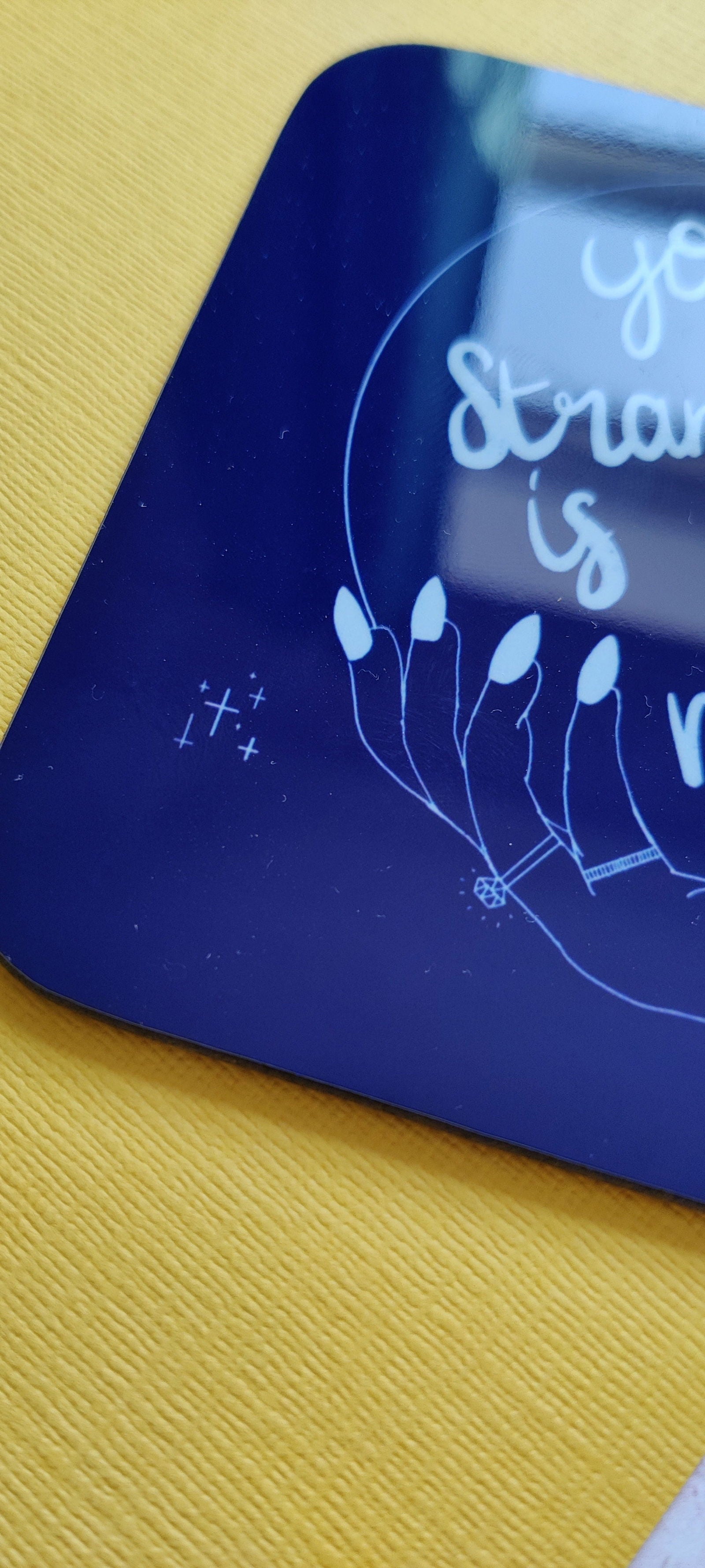 Your Strangeness is Your Magic Square Coaster