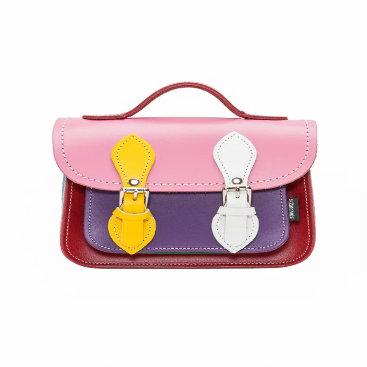 Handmade Leather Micro Satchel Classic Kaleidoscope