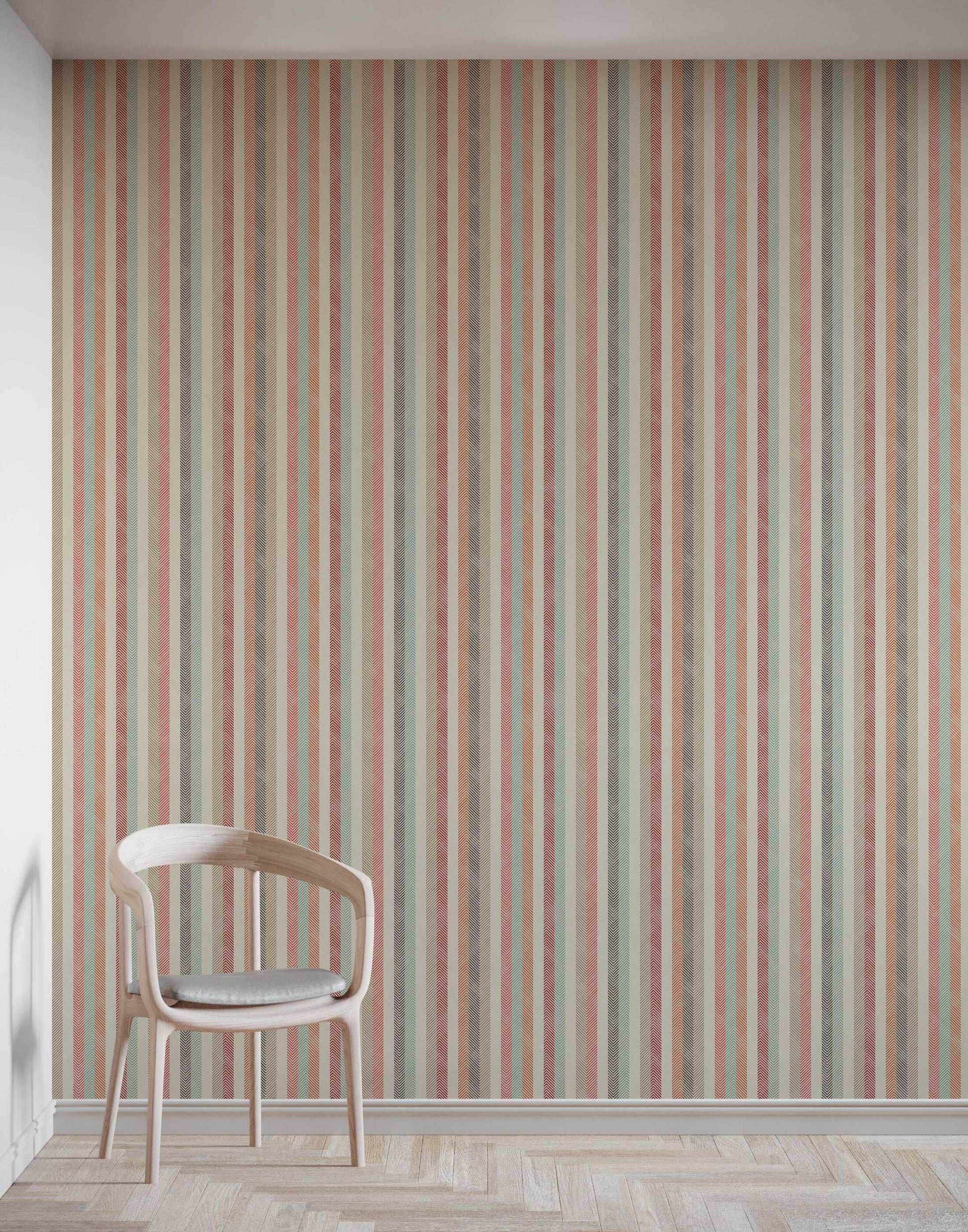Zig Stripe Wallpaper