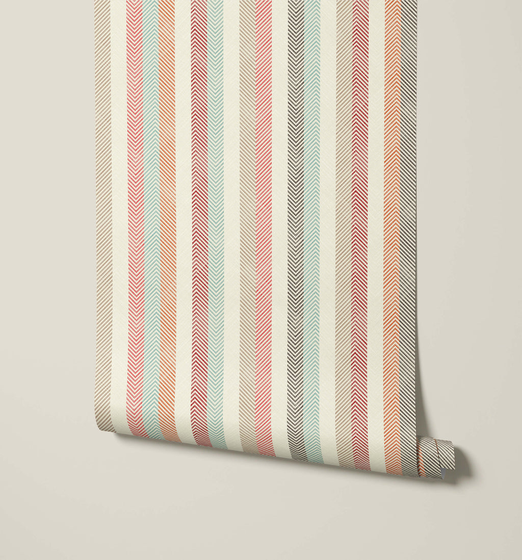 Zig Stripe Wallpaper
