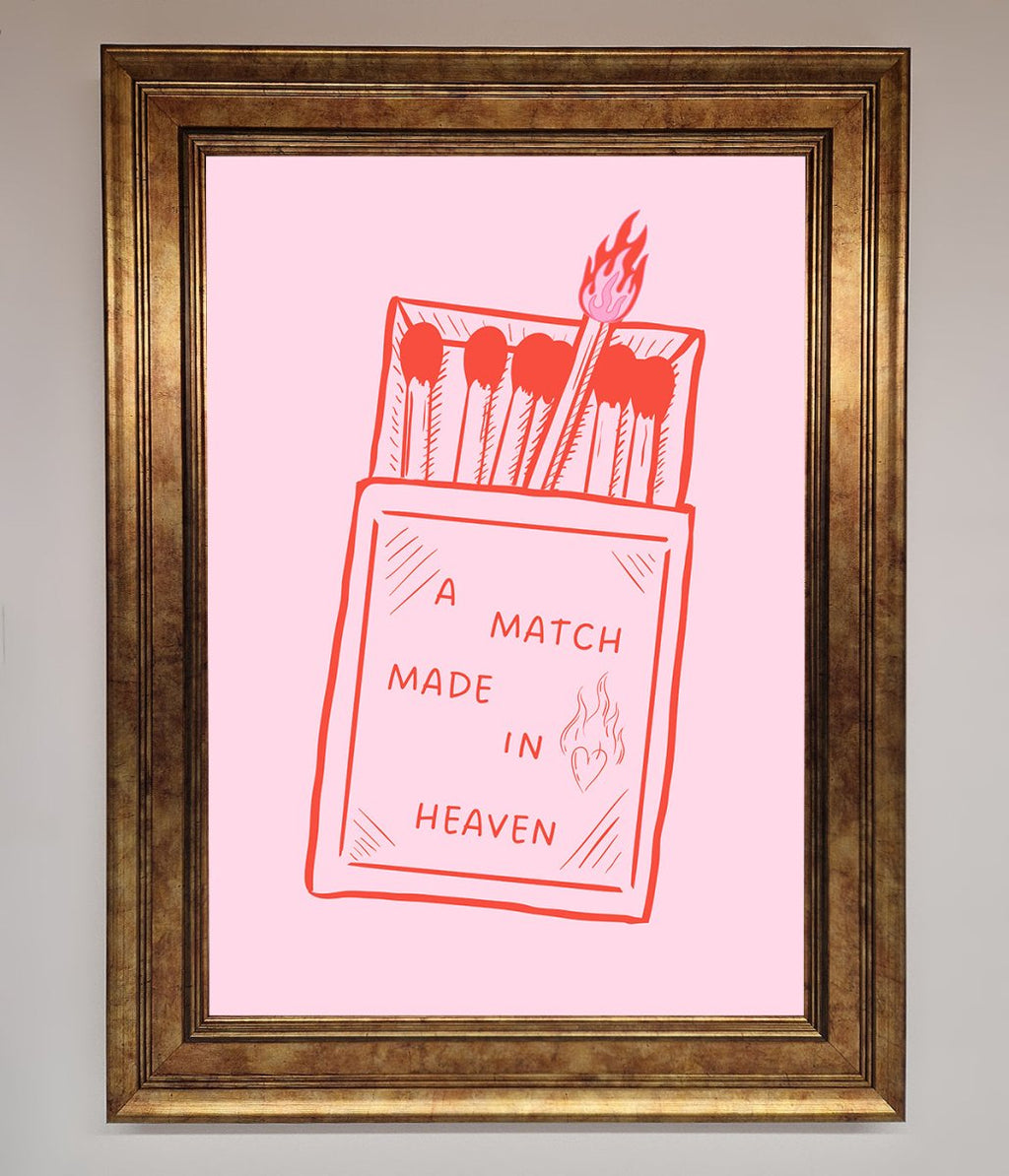 A Match Made In Heaven Framed Wall Art