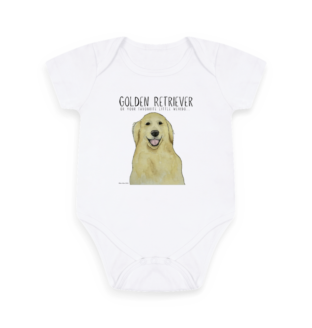 Golden Retriever Baby Bodysuit for Little Ones with Big Puppy Energy
