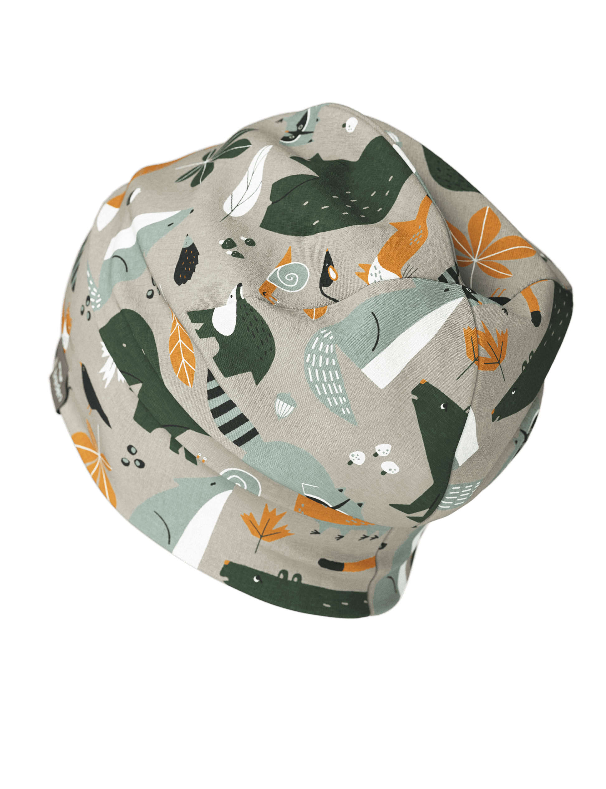 a child wearing a soft cotton beanie pulled down over their ears on a crisp autumn day