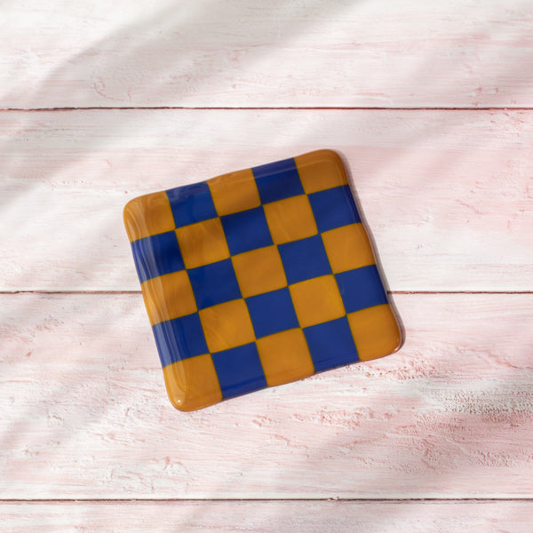 10cm Chequered Dual Coloured Coaster Bullseye Collection