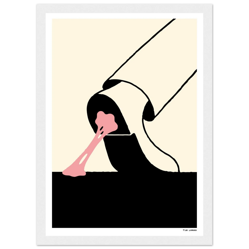 Stuck Framed Print