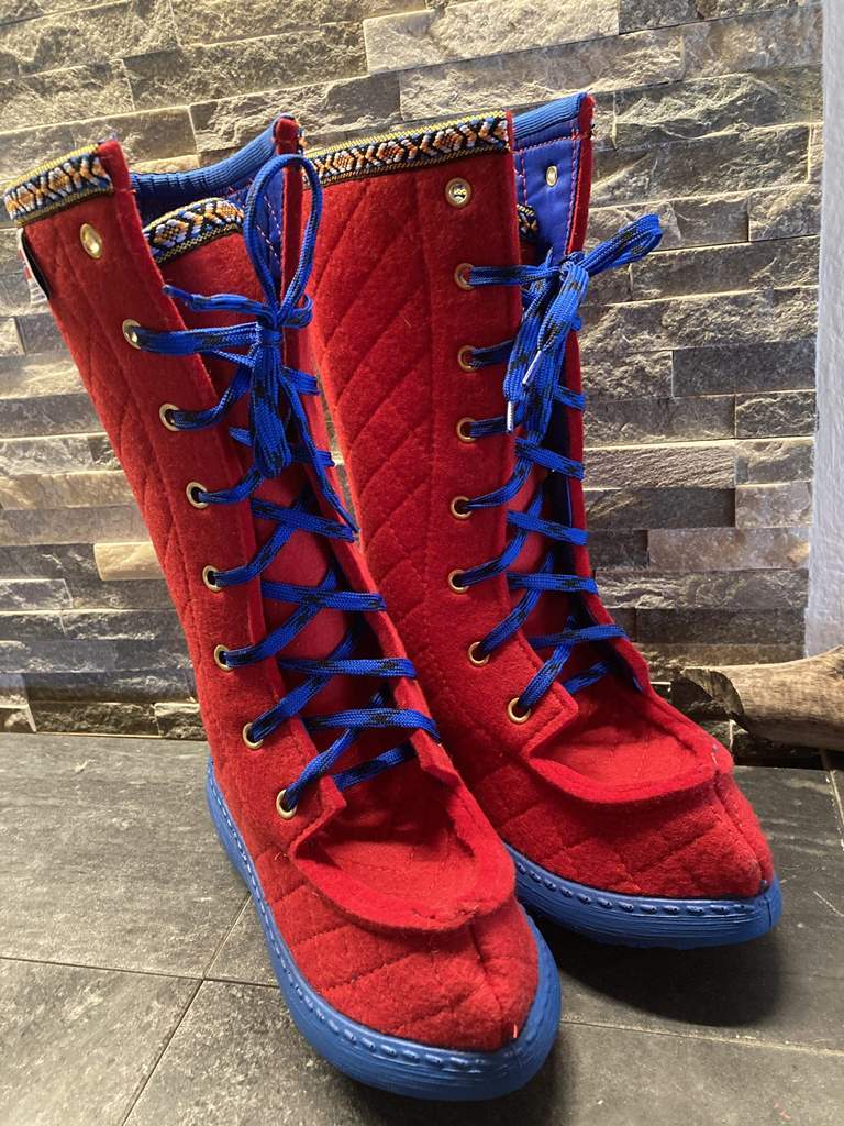 Norwegian Felted Wool Boots – Lightweight, Warm & Grip Enhanced by Nesna Lobben at www.brixbailey.com