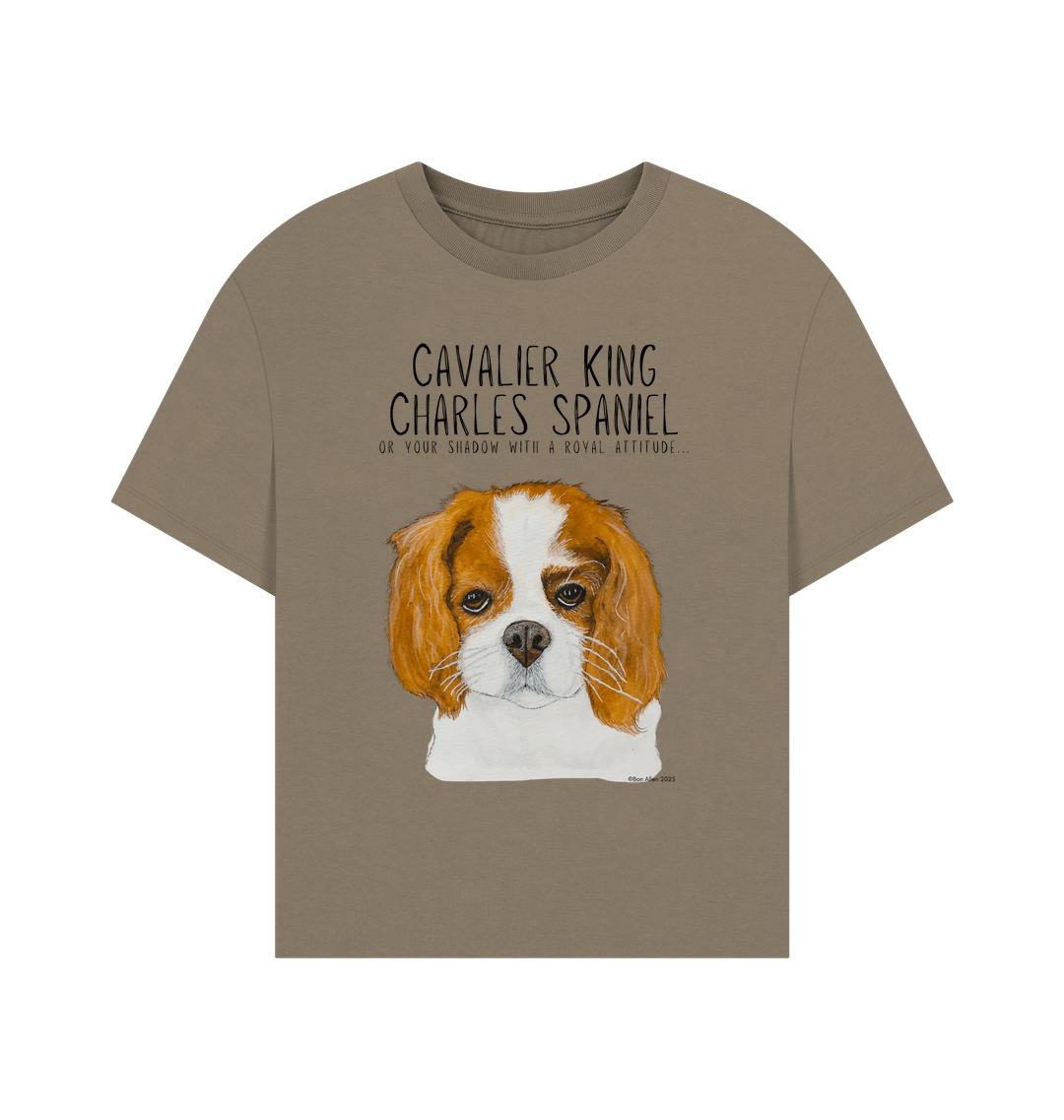 Bow Down Darling Sustainable Women's Tee with Cavalier Queen Vibes