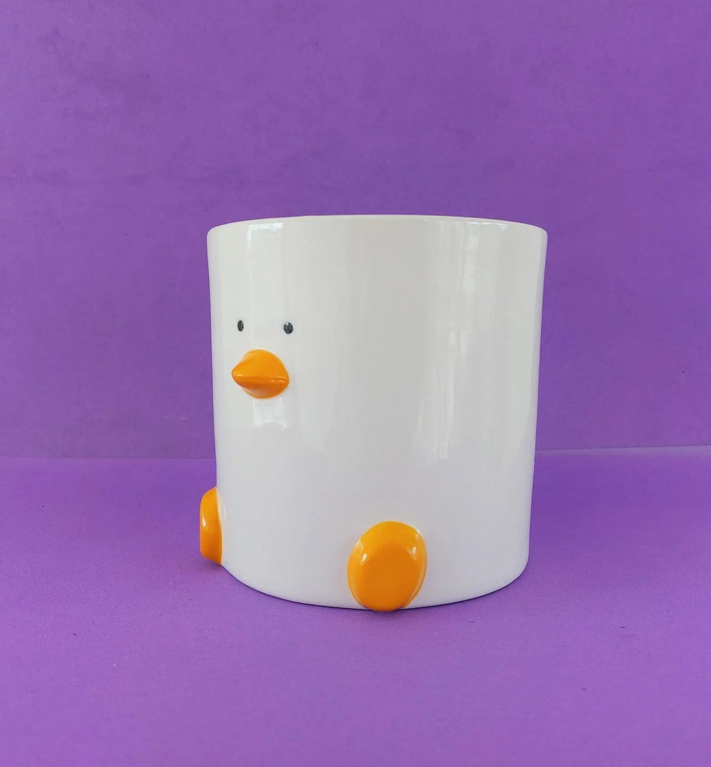 Duck Plant Pot 12cm with Drainage