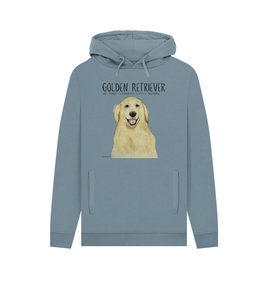Golden Retriever Men's Hoodie in Organic Cotton