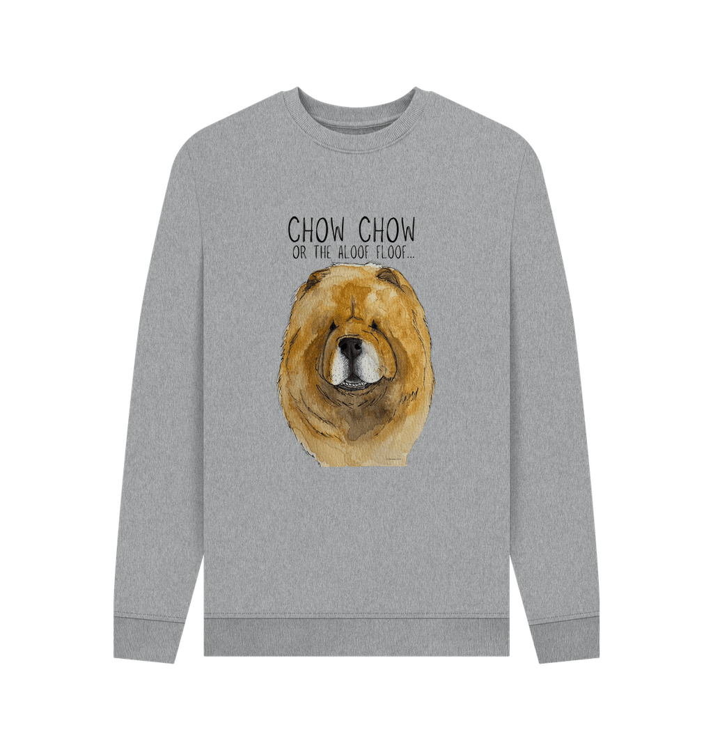 Red Chow Chow Men's Crewneck Sweatshirt